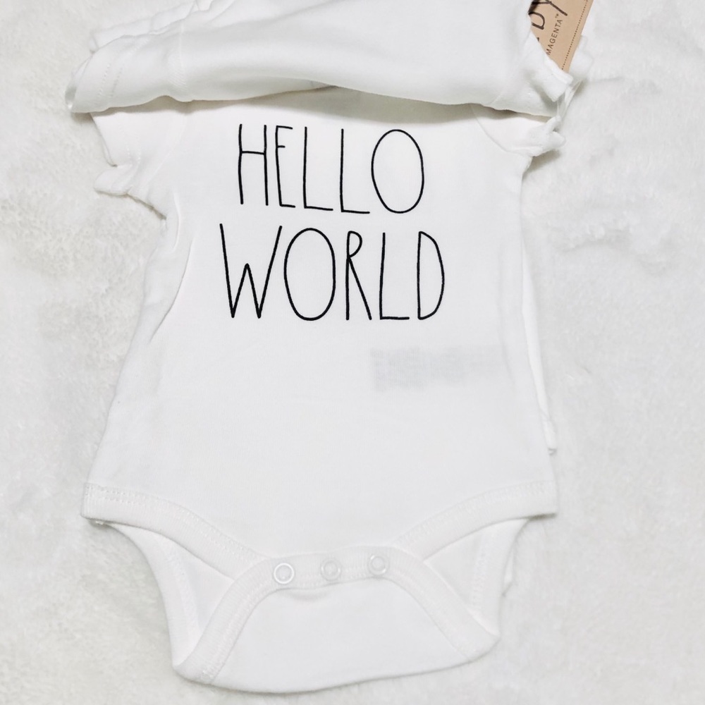 🆕Rae Dunn 3pk LOVE BUG Bodysuits - Picture 3 of 4